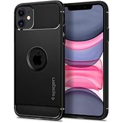 Spigen Rugged Armor Designed for iPhone 11 Case Matte Black